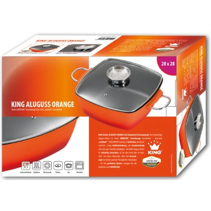 KING Bräter, Aluminiumguss, (1-tlg) – Bild 3