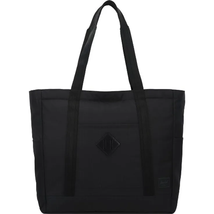 Herschel Heritage Shopper Tasche, 38 cm mit Laptopfach, schwarz, 100% PET