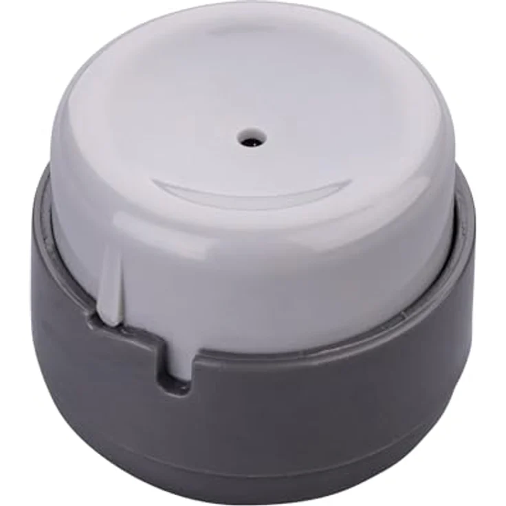FACKELMANN 5cm Chrom Eilocher, Kunststoff, Schwarz-Silber, 5 cm – Bild 3