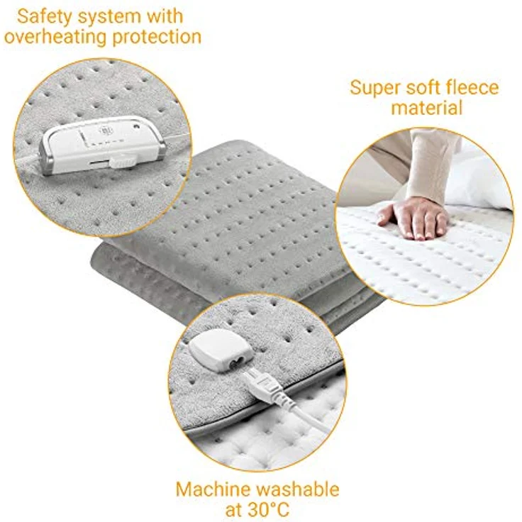 Medisana HU 670 Wärmeunterbett, 150 x 80cm, Fleece, Superweich mit Abschaltautomatik, Bettwärmer mit Überhitzungsschutz, 4 Temperaturstufen, waschbar, Matratzenheizung für alle gängigen Matratzen – Bild 6