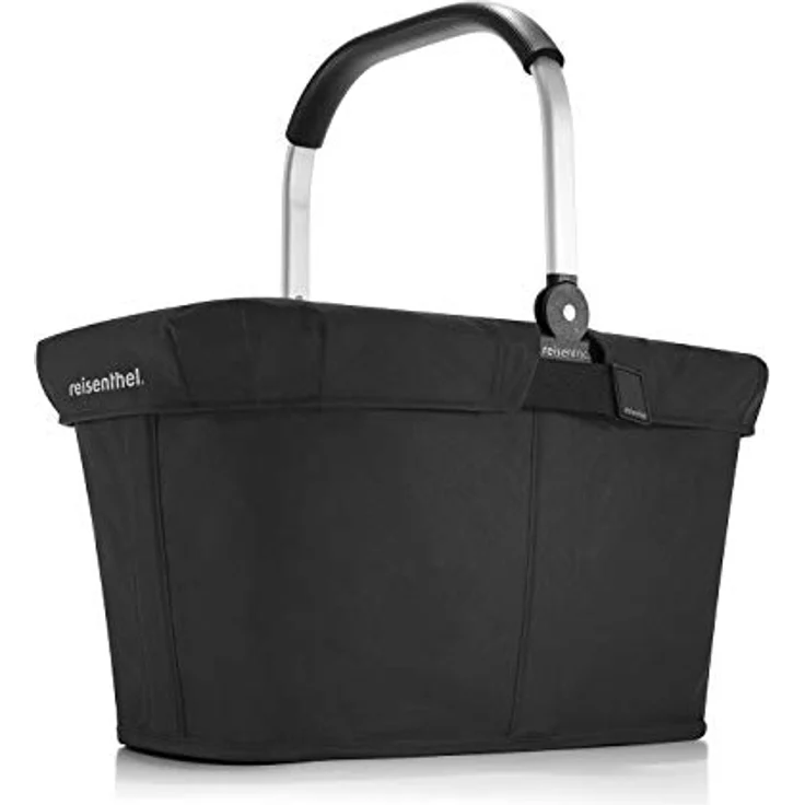 reisenthel carrybag cover, Abdeckung für Einkaufskorb in Schwarz, wasserabweisendes Design, einfacher Gummizugverschluss – Bild 2