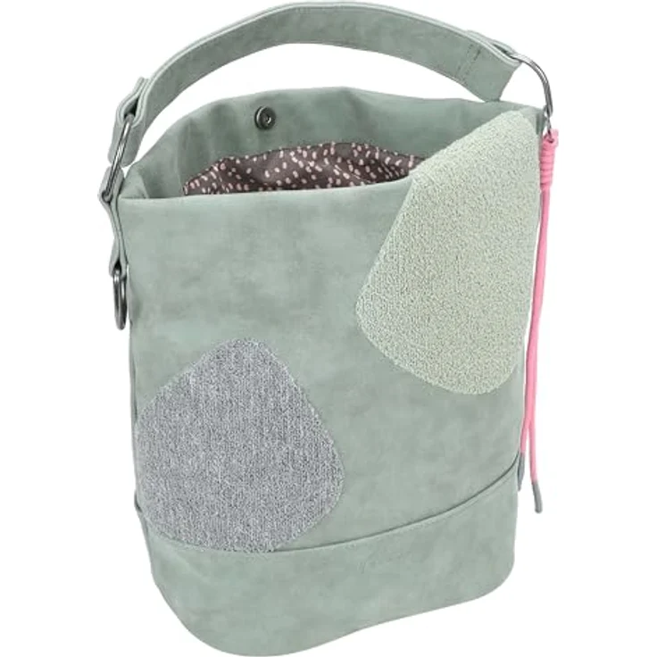 Fritzi aus Preußen Olga Schultertasche, 27 cm, Handtasche mit Magnetverschluss und geräumigem Hauptfach, Grün – Bild 7