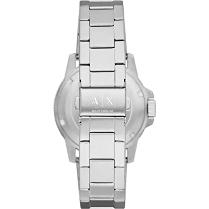 Armani Exchange Herrenuhr Edelstahl, Quarz, 42 mm Gehäusedurchmesser, teilmattiert, klappschließe, 145 g – Bild 2