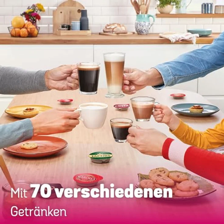 TASSIMO Kapselmaschine TAS102E, Recycled black, 1400 W, Made in Europe – Bild 5
