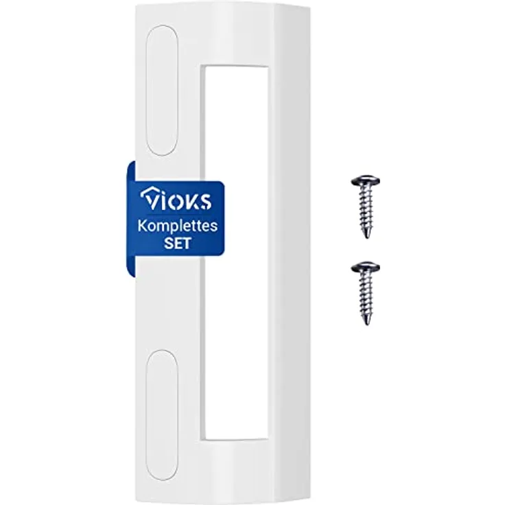 VIOKS Kühlschrank Griff Universal 200x70x45mm & Weißer Türgriff Set mit Befestigungsabstand 82-163mm für Bosch Kühlschrank mit Gefrierfach & Siemens Gefrierschrank/Ignis Kühlschrank Zubehör