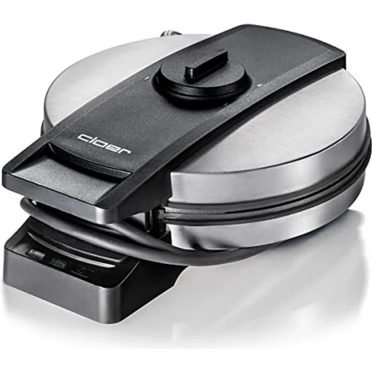Cloer 1898XL Waffeleisen Professional, zuckerresistente Doppelbeschichtung, für gewerblichen Betrieb geeignet, XL Herzwaffel 19,5 cm Ø 1200 W – Bild 4