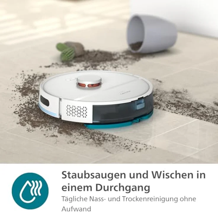 Philips Roboter-Staubsauger, 2700Pa Saugleistung, Schwarz (XU2000/10) – Bild 5