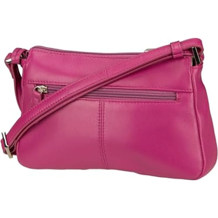 Picard Bodybag Really, Crossbody Bag aus feinem Rindleder, Violett, 23 x 6 x 15 cm – Bild 2