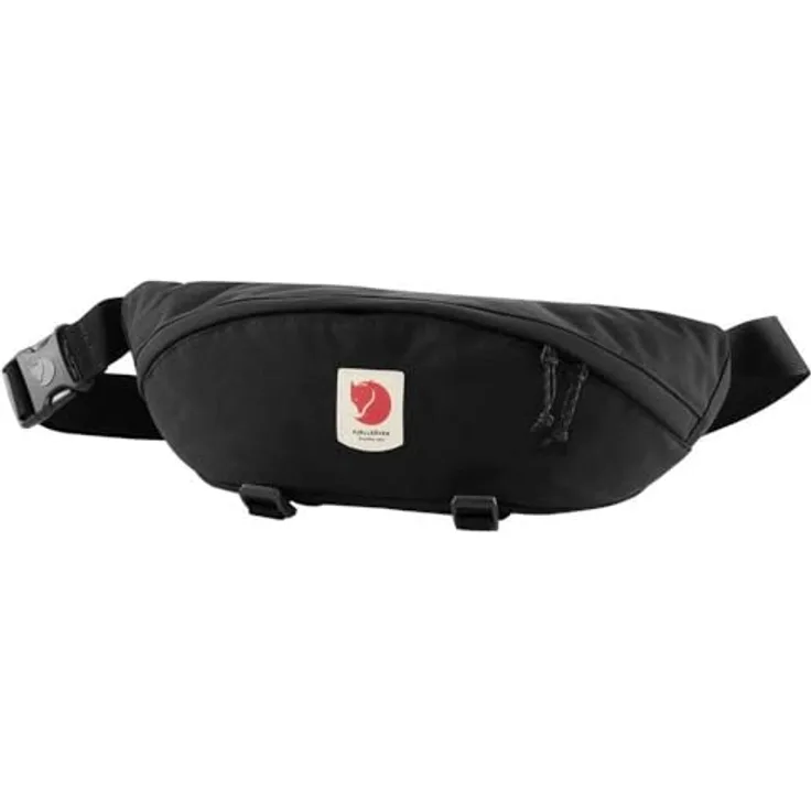 Fjällräven Ulvö Gürteltasche, 37 cm, schwarz, 100% Polyamid, kompakt und vielseitig