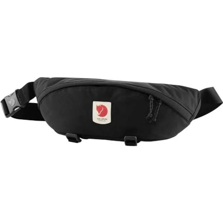 Fjällräven Ulvö Gürteltasche, 37 cm, schwarz, 100% Polyamid, kompakt und vielseitig – Bild 1