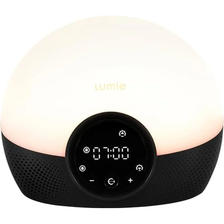Lumie Bodyclock Glow 150, Lichtwecker mit 20-45 Minuten Sonnenaufgang, dimmbarem Display und 9 Einschlafklängen – Bild 1
