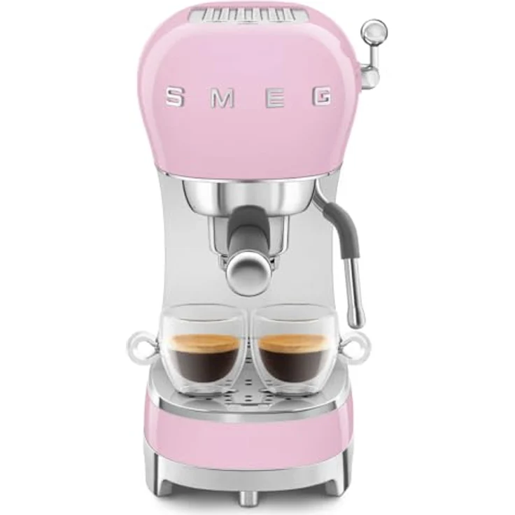 Smeg ECF02PKEU Siebträger Espresso-/Kaffemaschine Rose, Siebträgermaschine, Rosa – Bild 5