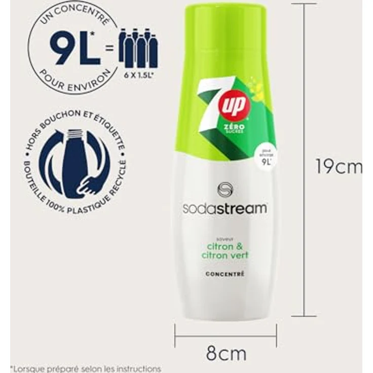 SodaStream Getränkesirup 7 up ohne Zucker 440 ml – Bild 5