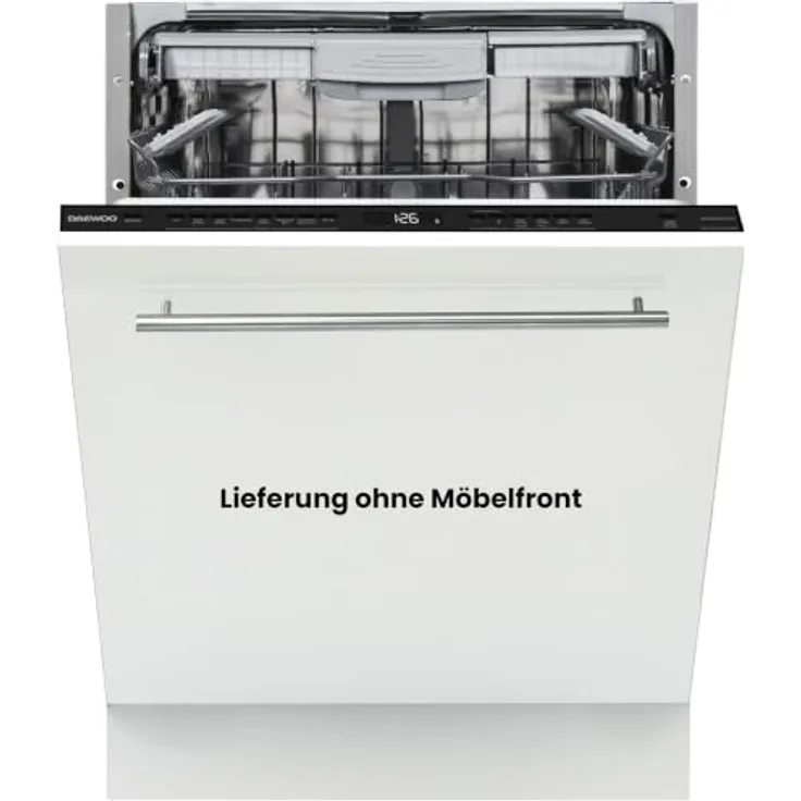 Daewoo DBFS33N49E61-DE Geschirrspüler vollintegrierbar, 60 cm, 16 Gedecke, 9 Programme, AquaStop, Halbbeladung