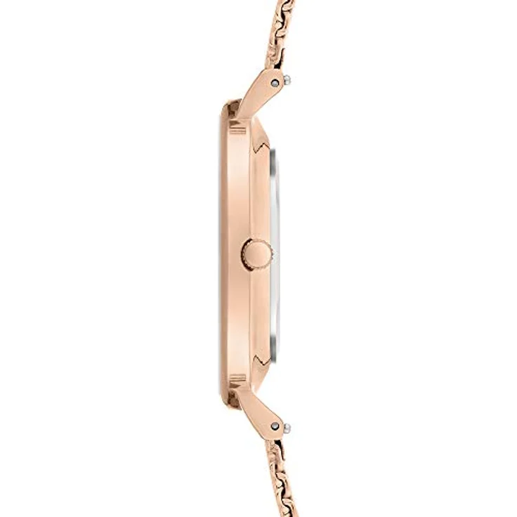 Liebeskind Berlin Damen Analog Quarz Uhr mit Edelstahl Armband LT-0250-MQ in IP Roségold-Silber, 38mm, 5 bar wasserdicht – Bild 3