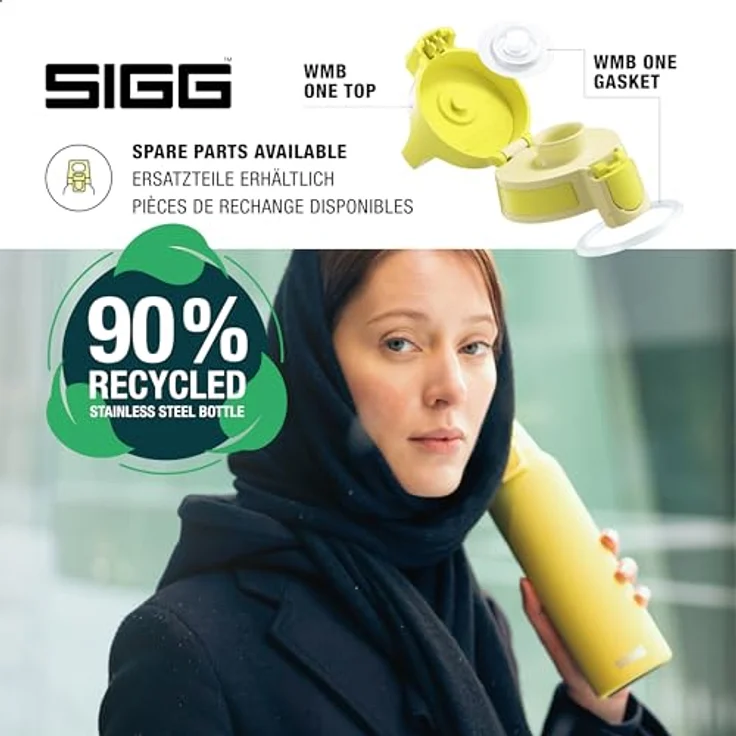 SIGG Trinkflasche Shield One Ultra Lemon 0,75L, gelb – Bild 6