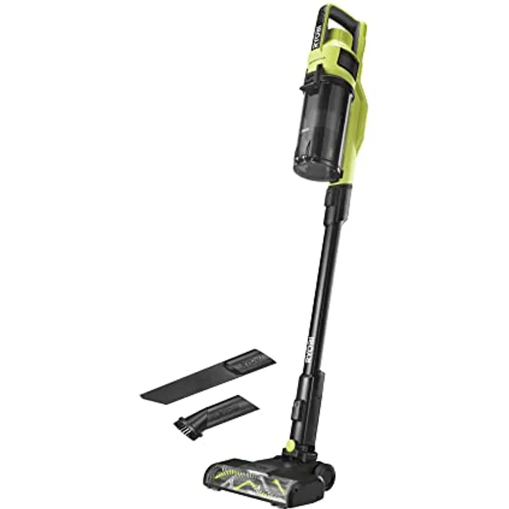 Ryobi 18 V ONE+ Brushless Akku-Bodenhandsauger RSV18BL-0 (Luftstrom 900 l/min, Air Watts 90, Behältervolumen 800ml, ohne Akku und Ladegerät)