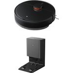 Xiaomi Vacuum-Mop 2 Ultra-Roboter mit Lasersystem (LDS), 4000 Pa, 3D-Technologie, 5200 mAh, Selbstentleerungsbasis, App Mi Home, Alexa & Google Assistant, Schwarz