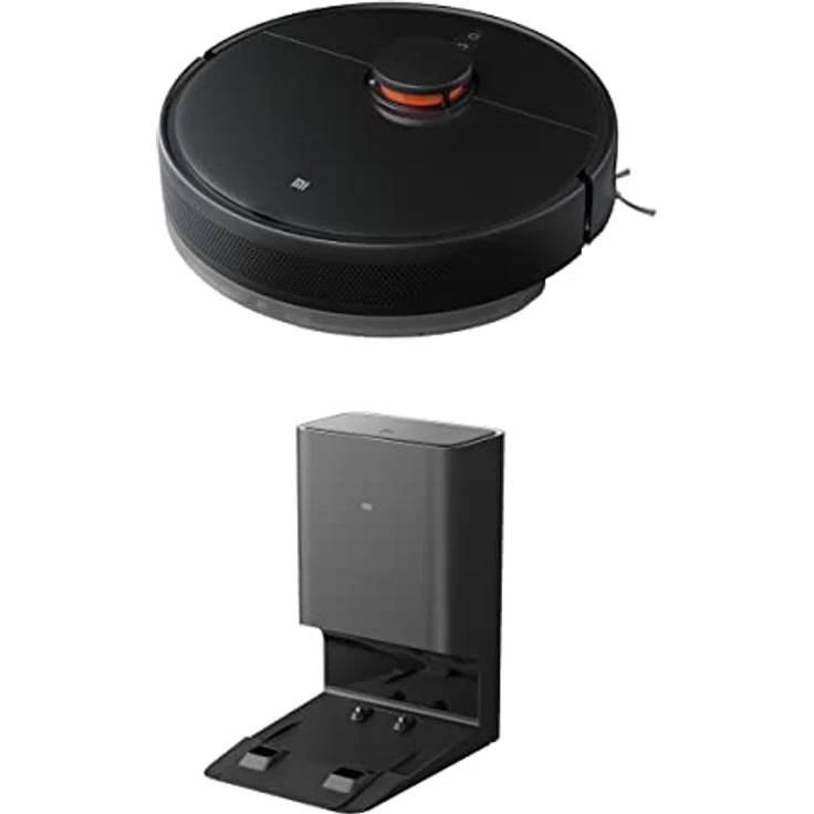 Xiaomi Vacuum-Mop 2 Ultra-Roboter mit Lasersystem (LDS), 4000 Pa, 3D-Technologie, 5200 mAh, Selbstentleerungsbasis, App Mi Home, Alexa & Google Assistant, Schwarz – Bild 1