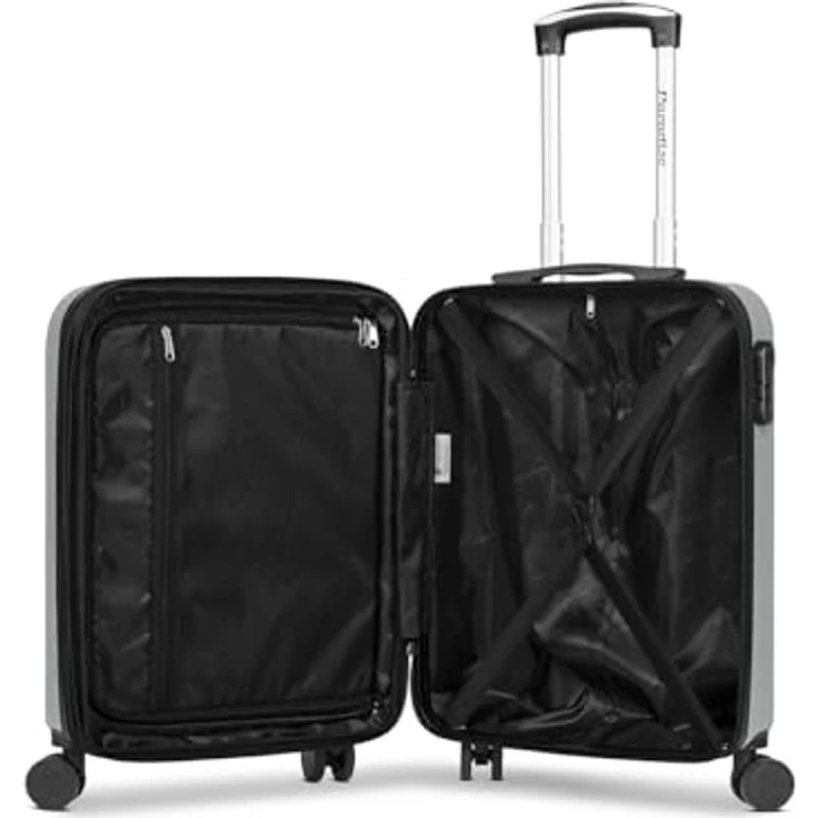CHECK.IN Kabinen-Koffer Paradise 2.0, kleiner Cabin-Trolley 38 x 22 x 58 cm, erweiterbar, hochwertiges ABS Material, Teleskopgriff, 47 Liter Volumen – Bild 5