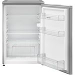 SHARP SJ-UD135T2S-EU Kühlschrank, 135L Nutzinhalt, stufenlose Temperaturregelung, LED Innenbeleuchtung, Silber, Energieeffizienzklasse D