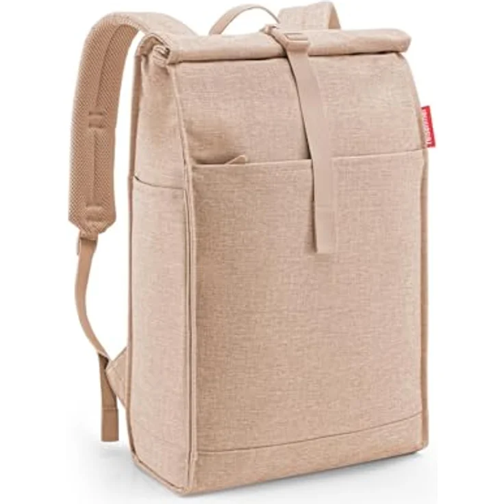 "REISENTHEL® Einkaufsshopper urban rolltop twist coffee - Flexibler Rolltop-Verschluss, wasserabweisend, gepolsterte Schultergurte" – Bild 2