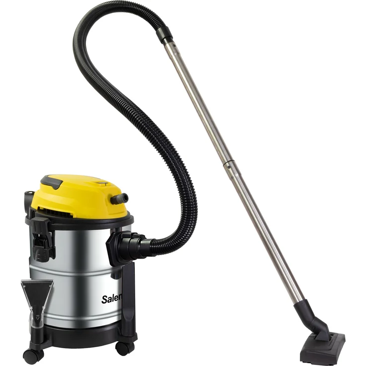 Salente Combo 4in1 Nass- und Trockensauger mit 1400 Watt Saugkraft, 20L Edelstahlbehälter, waschbarem HEPA-Filter, Teppichreiniger und Bläser