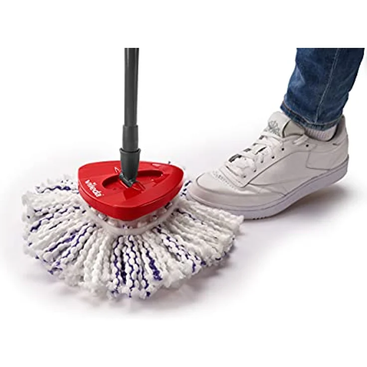 Vileda Turbo 3in1 Komplettset Stiel-Länge 85-130 cm Wischmop mit Teleskopstiel und 360°-Gelenk – Bild 3