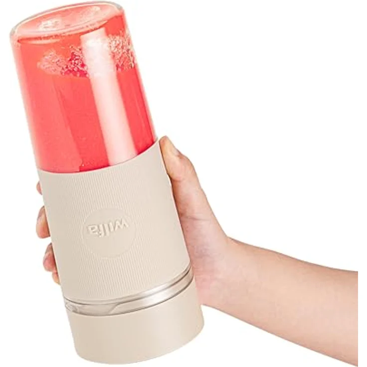 Wilfa Swift, Standmixer, tragbar, beige, mit langlebiger Tritan-Flasche und einfacher Reinigung – Bild 3