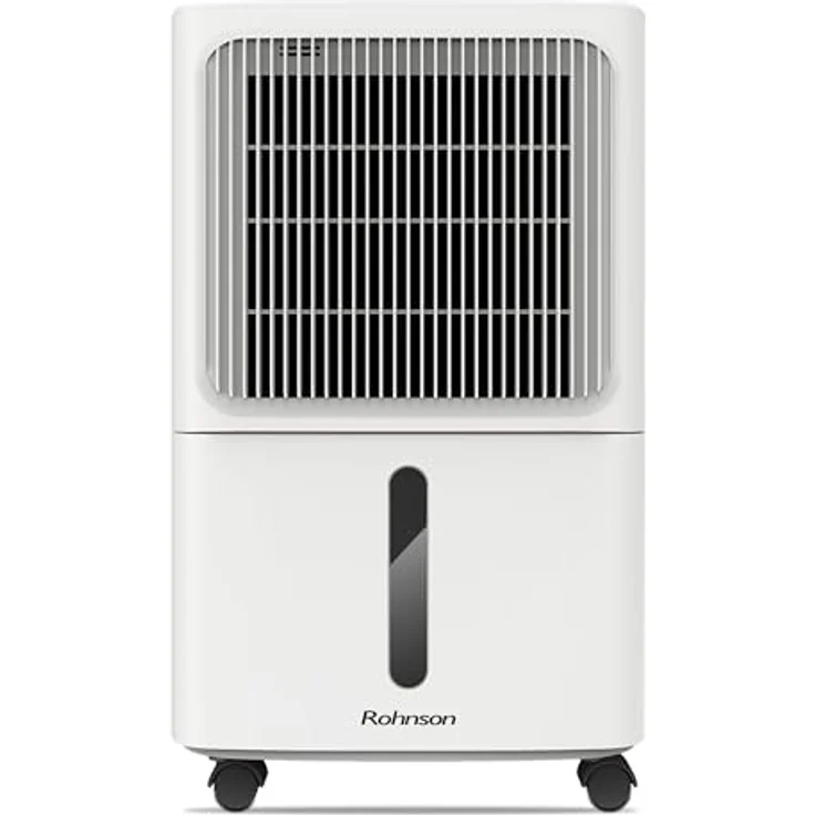 Rohnson R-91810 TRUE ION Luftentfeuchter, 10L/Tag, leise 36 dB, digitale Feuchtigkeitskontrolle, 2L Tank, Ionisierungsfunktion, für Räume bis 45 m² – Bild 2