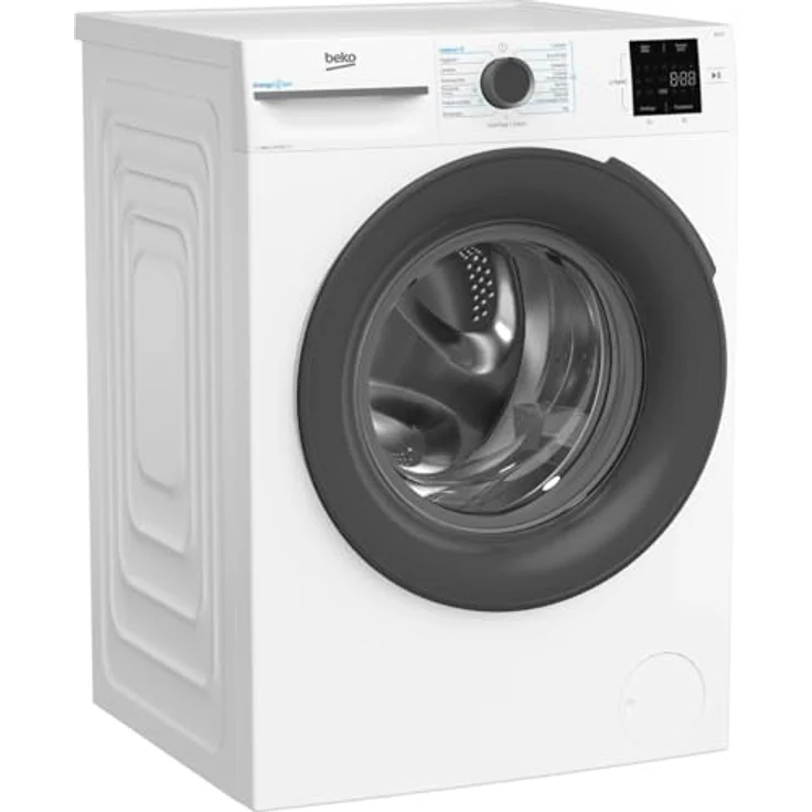 Beko BMWU31041A EnergySpin, Waschmaschine mit automatischer Reinigung und schwebendem Korb, Weiß und Schwarz – Bild 2