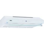 NEG Doppelmotor Design Unterbau-Dunstabzugshaube NEG15-TDLW+ (weiß), Glas-Front mit Sensor Touch, 384 m³/h Umwälzleistung, Nachlauffunktion, Abluft und Umluftbetrieb