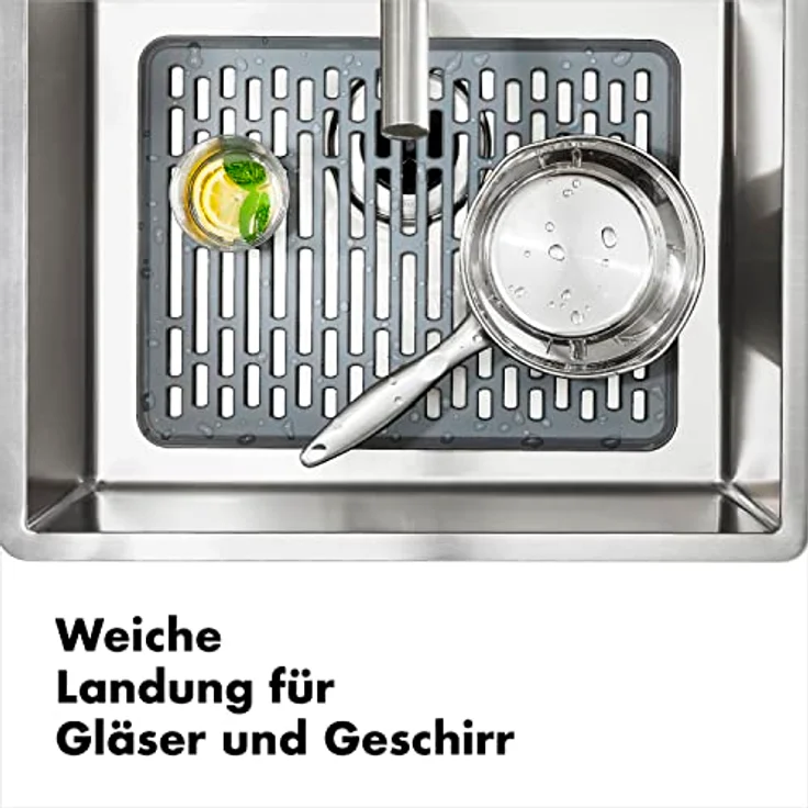 OXO Good Grips Silikon Spülbeckenmatte, 32,4 x 41cm – Bild 2