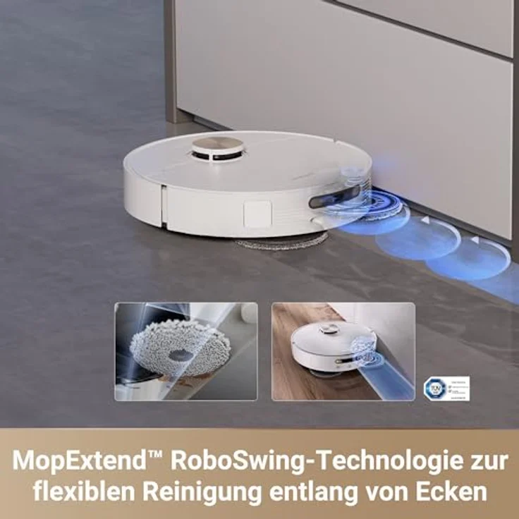 dreame X30 Ultra Roboter-Staubsauger- und Wischkombination mit Omni-Selbstreinigungsstation, 8.300 Pa Saugleistung Weiß – Bild 3