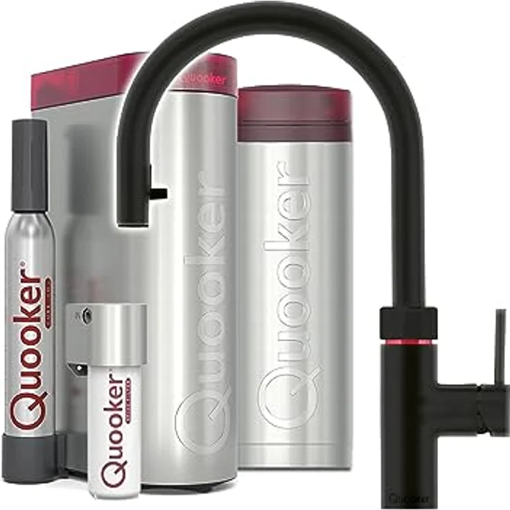 Quooker PRO3 & CUBE | Flex BLK (Schwarz) inkl. Cube-Filter – Bild 1