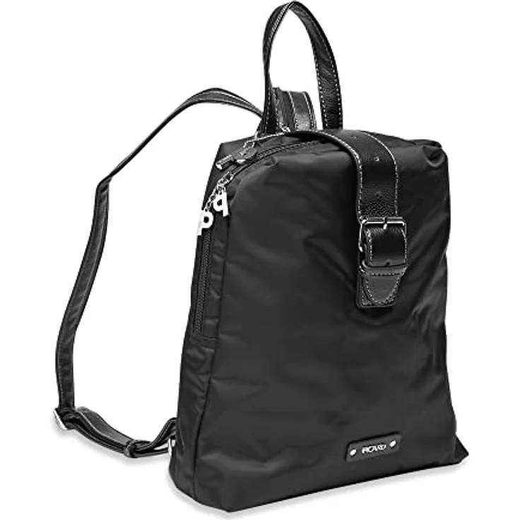 Picard Sonja City Rucksack, 29 cm, schwarz, 100% Nylon, kompakt und stylisch – Bild 4