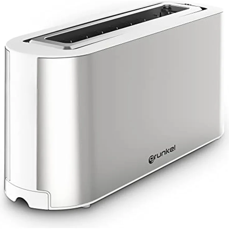 Grunkel - TS-MAXISTEEL - Extra breiter Schlitz-Toaster mit 6 Toaststufen und abnehmbarer Krümelauflage, Überhitzen, Auftauen und Abbrechen - Edelstahl - 1000 W – Bild 4