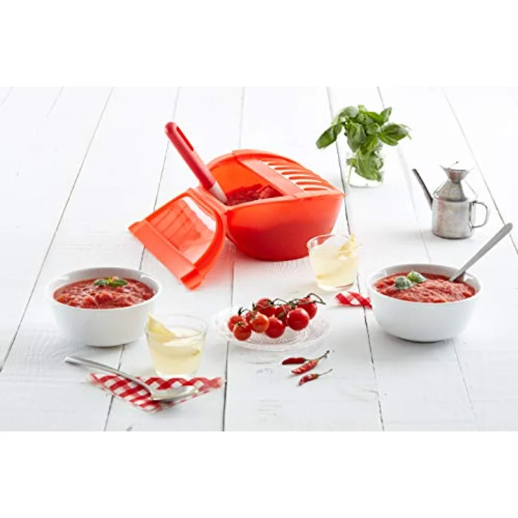Lékué Ogya rojo Dampfbox XL in rot, Kunststoff, 1000 ml – Bild 4