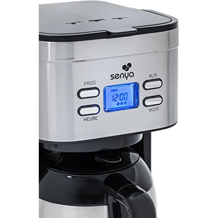 Senya SYBF-CM025 Kaffeemaschine, Stainless Steel, 1.2 liters, edelstahl – Bild 5