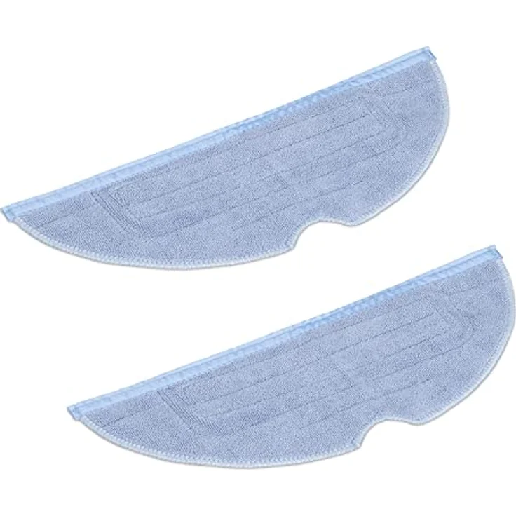 kwmobile 2x Wischtücher kompatibel mit Roborock S7 / S7+ / T7S / S7 Max / T7S Plus / G10 - Ersatz Wischtuch Set - Zubehör für Saugroboter - wiederverwendbar – Bild 1