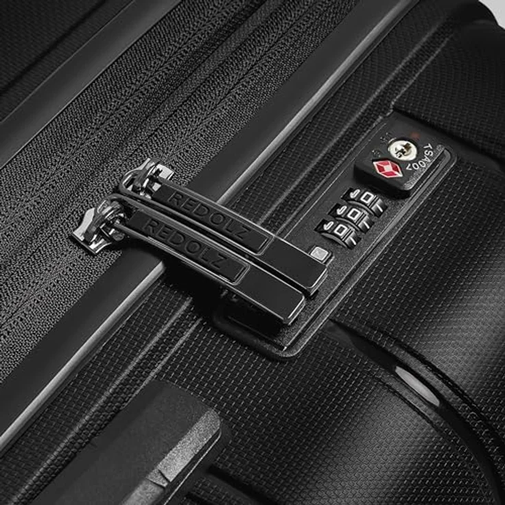 REDOLZ Hartschalen Check-in Koffer XL Trolley 51 x 32 x 76 cm Polypropylen | 4 Doppelrollen & TSA (Essentials 11) – Bild 4