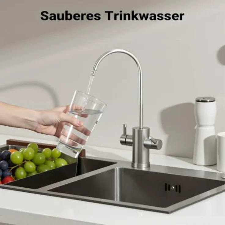 Naturewater SOFT-V1 Wasserenthärtungsanlage, Ionentauscher mit 12,5 l Harztank, für weiches Wasser und automatische Regeneration – Bild 8