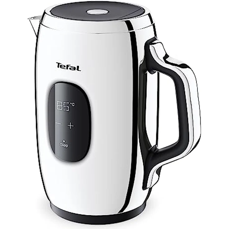 Tefal KI883D Majestuo Wasserkocher | intuitives Bedienpanel | 9 Temperaturen | doppellagiges Design | Warmhaltefunktion | herausnehmbarer Anti-Kalk-Filter | Wasserstandsanzeige | Edelstahl – Bild 1
