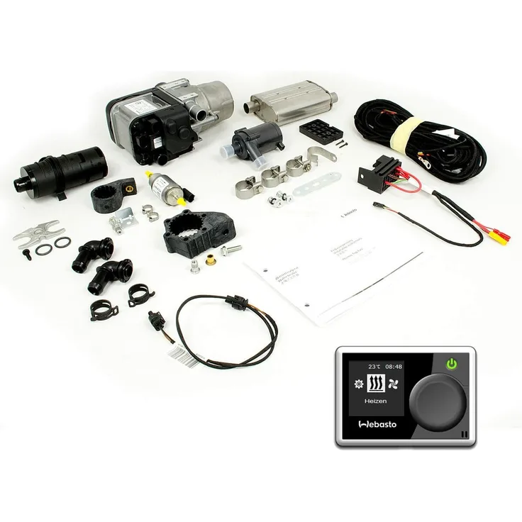 Webasto Thermo Top Evo, Standheizung Zusatzheizung für Fahrzeuge, 5 kW Heizleistung, Dieselbetrieb, geräuscharm, schnelle Aufheizzeit