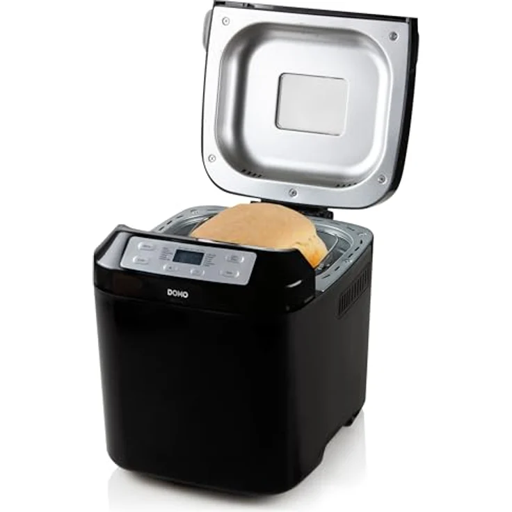DOMO B3974 Brotbackautomat, 550W, 12 Programme, Warmhaltefunktion, mit Cool-Touch Gehäuse und Timer 750-1000Gramm Brot, schwarz – Bild 5
