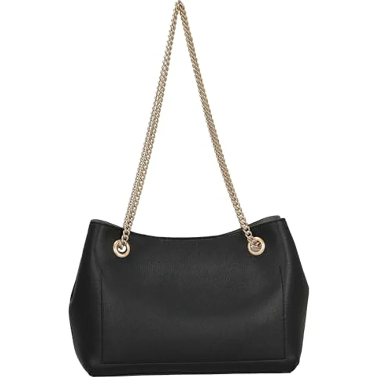 Calvin Klein Jeans Umhängetasche MNML MNGRM CHN SHLDR, schwarze Abendtasche mit CK-Logo, Schultertasche aus Lederimitat, 1 Hauptfach, Umhängekette – Bild 7