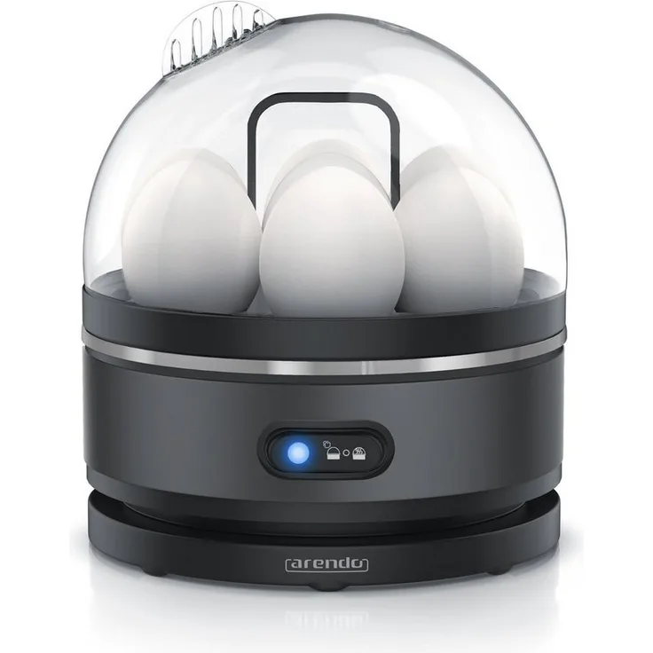 Arendo Sevencook Edelstahl Eierkocher, 7-fach, 400 W, Warmhaltefunktion, Härtegrad einstellbar, silber - Preisvergleich