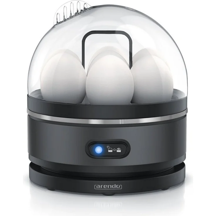 Arendo Sevencook Edelstahl Eierkocher, 7-fach, 400 W, Warmhaltefunktion, Härtegrad einstellbar, silber - Preisvergleich