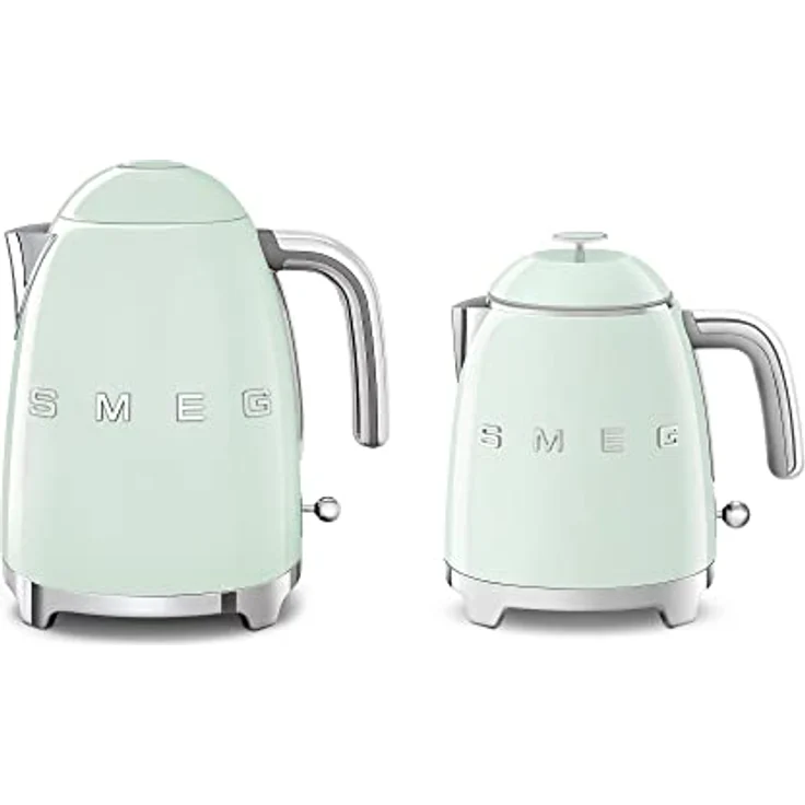 Smeg KLF05PGEU Wasserkocher Mini 50's Style, 1400W, 0,8 L, Kunststoff, Wasserstandsanzeige, pastellgrün – Bild 2