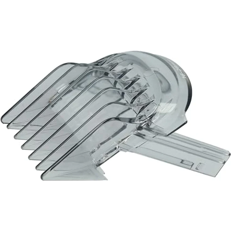 vhbw Kammaufsatz 16 - 28 mm, Ersatz für Philips 422203633, 422203633291, Grau-Transparent für Haarschneider und Bartschneider – Bild 1